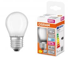 OSRAM E27 LED Lampe SUPERSTAR PLUS HD LIGHTING Tropfenform matt dimmbar 3,4W wie 40W universalweißes Licht & hohe Farbwiedergabe